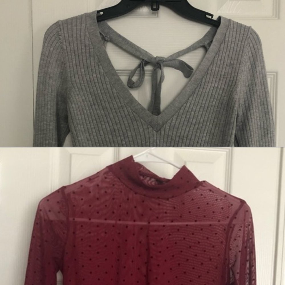 Bundle sweater and blouse¡¡